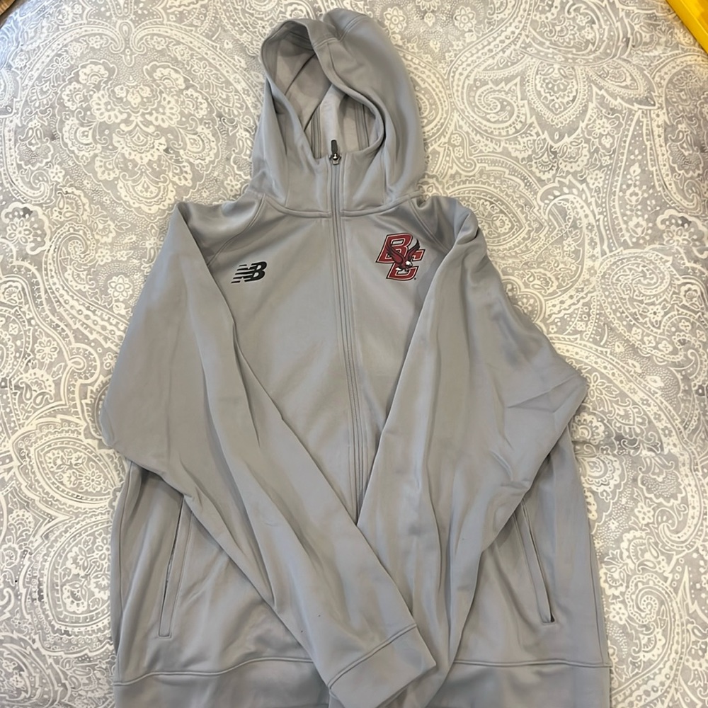 Boston College Zip Up Hoodie